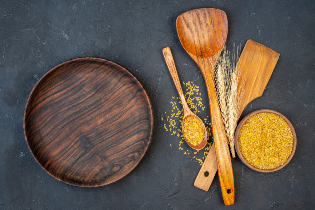 Wooden cooking utensils